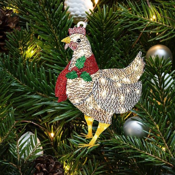 Juletræsophæng Light-Up Kylling E E