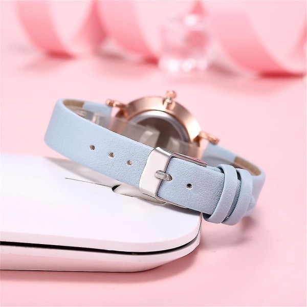 Ny [ Dammode Little Daisy Watches ] [ Girls Leather Belt Quartz Watch ]