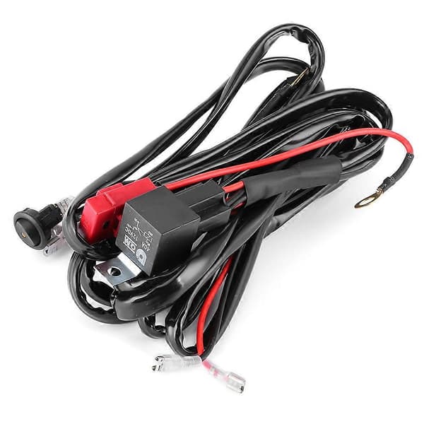 12V/40A Høyeffekts arbeidslys bryter ledningsnett vanntett for LED lange stripe spotlights