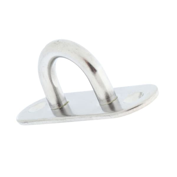 304 rustfrit stål aflang trim øjeplade, dokning, båd marine rigning 8 mm