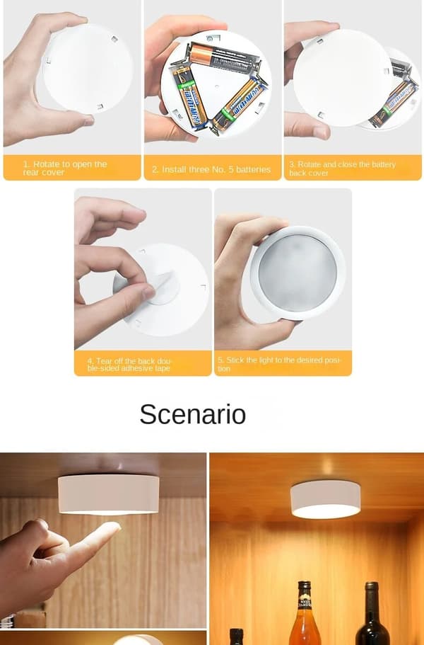 LED-spotlights 1 st med 1 fjärrkontroller
