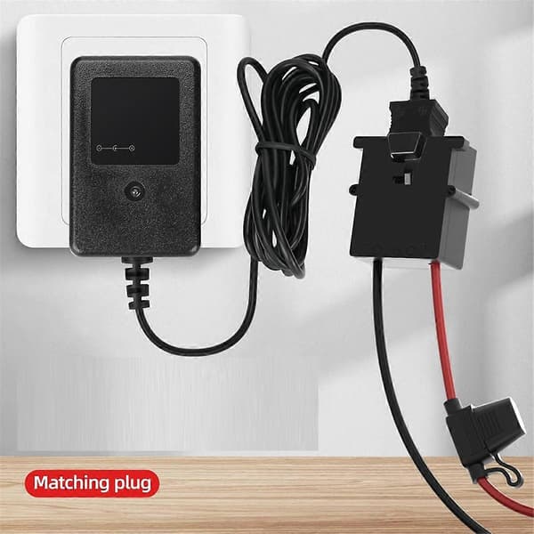Ledningsnetstik til Power Wheel 12-Volt SLA-batteri, med 5 stk. 40A sikringer, også til batterier med F2-terminaler