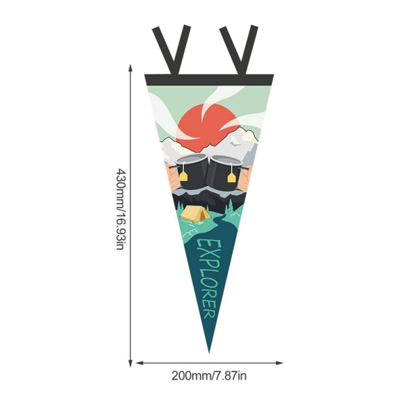 Filtlägerflagga Vimpelflagga C