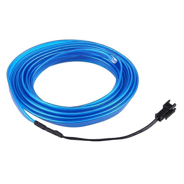 DC 12V Bilpanel Neonlampe Strip Blåt Koldt LED Lys Interiør Atmosfære Lys Trim