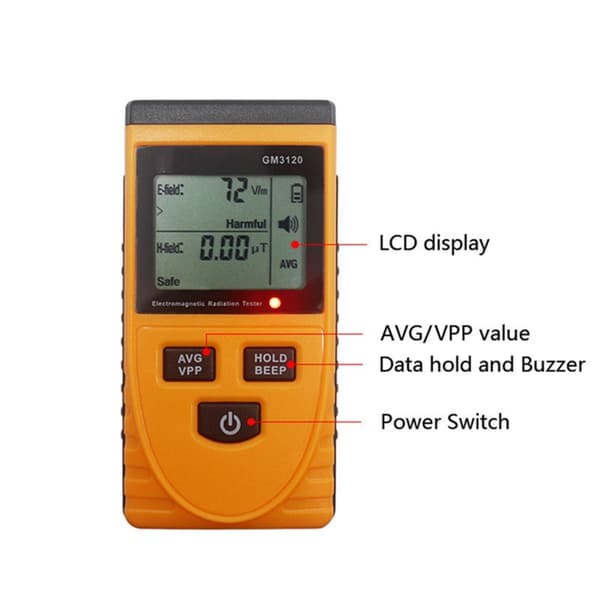 Digital strålingsdosimeter Geiger
