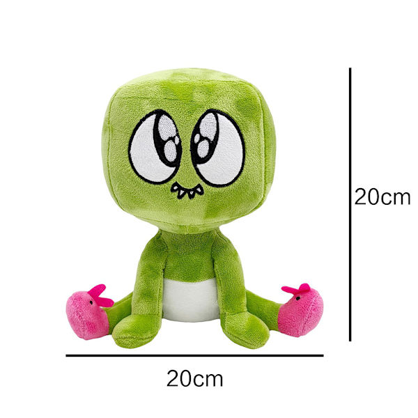 Roblox Rainbow Friends Plys Baby Blue Legetøj Blød Udstoppede Børn Gave green