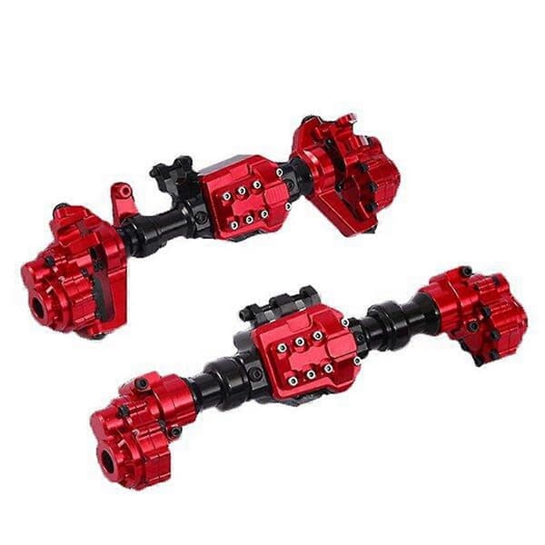 Til TRX4 Metaldæksel Foran / Bagpå til -4 RC Crawler Bil Opgraderingsdele, Sølv