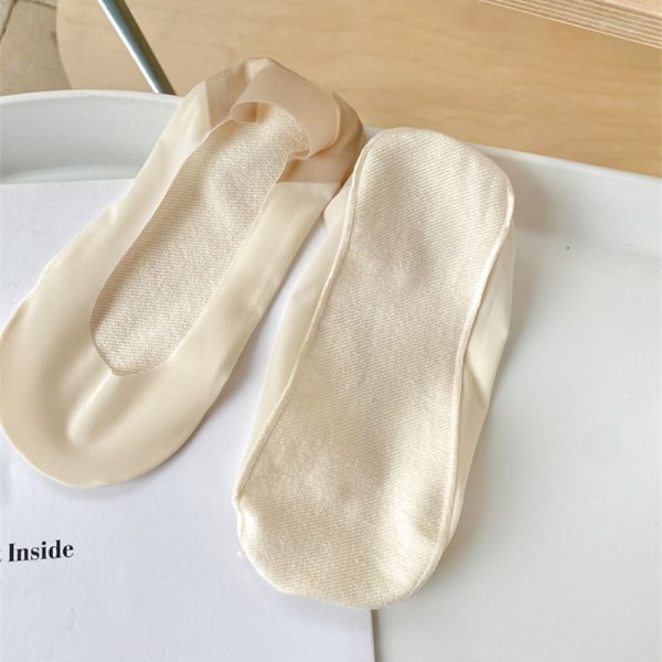 3 par Ice Silk Socks Båtstrømper GUL Yellow
