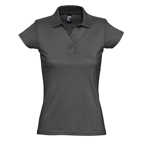 SOLS Prescott lyhythihainen naisten pikeepaita D Dark Grey XL