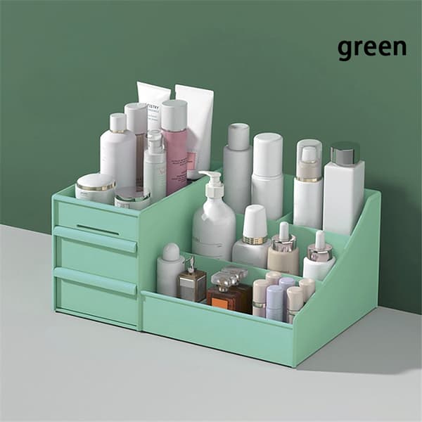 Kosmetisk oppbevaringsboks Makeup Drawer Organizer Blue