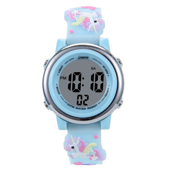 Digital watch för barn, 3D tecknad watch för 3-10 år