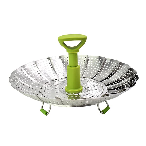 Dampkokerkurv i rustfritt stål, 9'' Dampkoker i rustfritt stål for