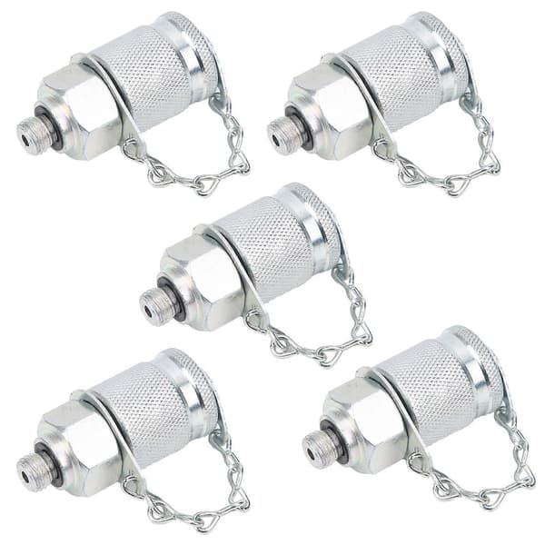 5 stk. hydraulisk testadapter gjengede testkoblinger trykkmåling PT/PPTM8 x 1