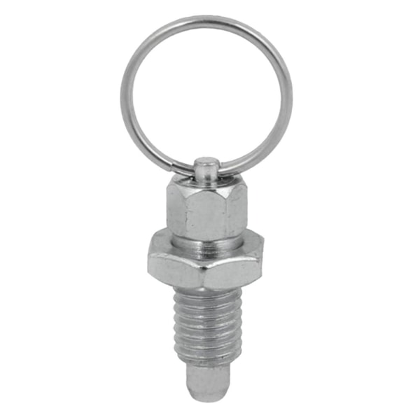 Indexeringskolv med ring, dragfjäder, låsstift, rostfritt stål M16-10