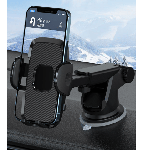 Biltelefonholder til dør Universal Bærbar Base/3 i 1: Sugekop