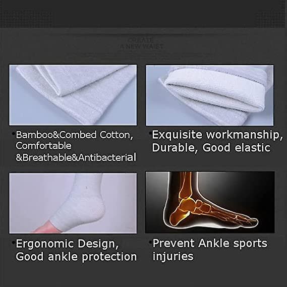 Bambu-kompressiosukat, bambu Anti Fatigue -sukat nukkumiseen, harmaa