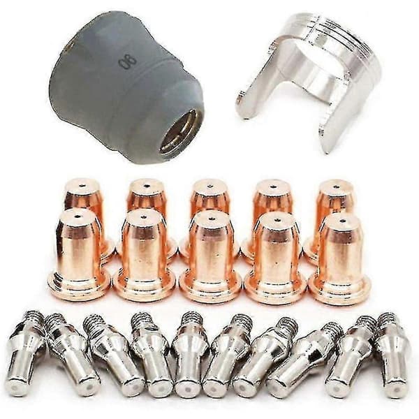 22 Dele Ipt-60 Pt-60 Ipt-40 Pt40 Plasma Skærebrænder Elektrode Beskyttelsesdæksel Holder