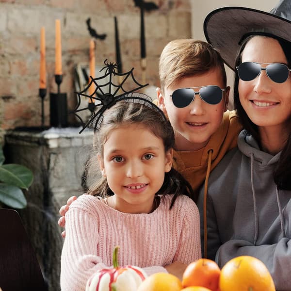Halloween pynt uhyggeligt hårbånd, edderkoppespind hårbånd edderkop