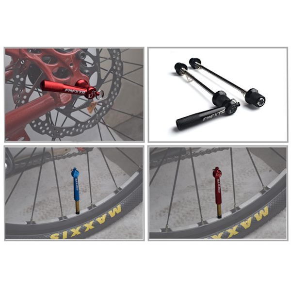 Stöldskyddande aluminiumlegering cykelhjul Set Cykelhjul Red