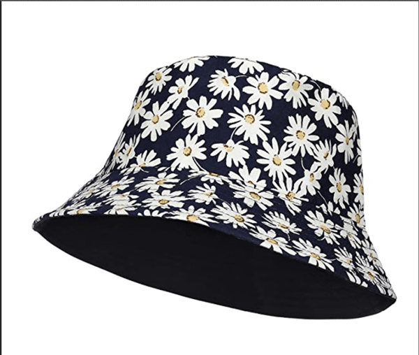 Bucket Hat i Bomull, Solhatt, Sommerfiskerhatt