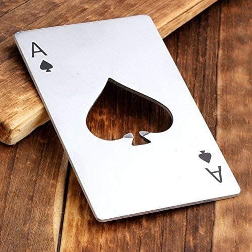 Casino Pullonavaaja, 1 kpl Luottokortin Kokoinen Ruostumaton Teräs C