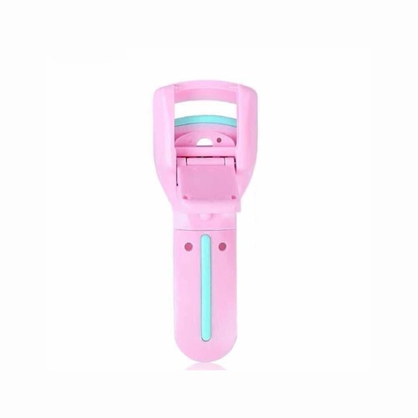 2 st Bärbar plast ögonfransböjare Mini Professionella ögonfransar Curling Refill Gummi Pad Clips För professionella ögonfransar Curler Tool, Rosa A