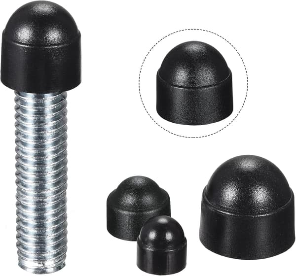 Plastkuppel Bolt Mutter Beskyttelseshette Deksel M8/13mm Heksagonal Skr