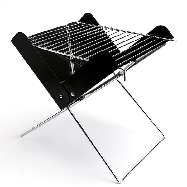 Kolgrill Hopfällbar Kolgrill Bärbar Picknick BBQ