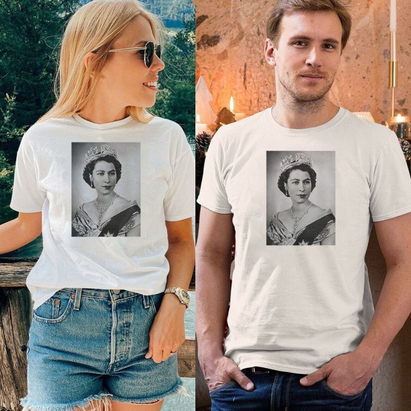 Queen Platinums Jubilee T-hirt 1926-2022 Queen T hirt Kläder S