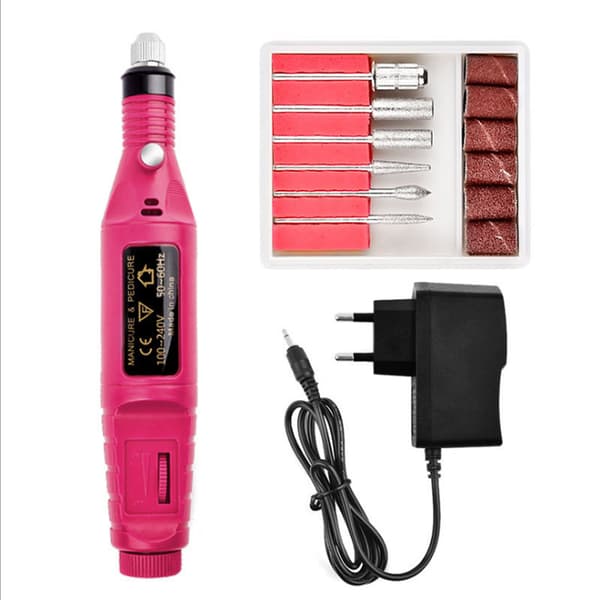 Elektriske neglefile - Neglebor til akryl gelnegle USB neglefile