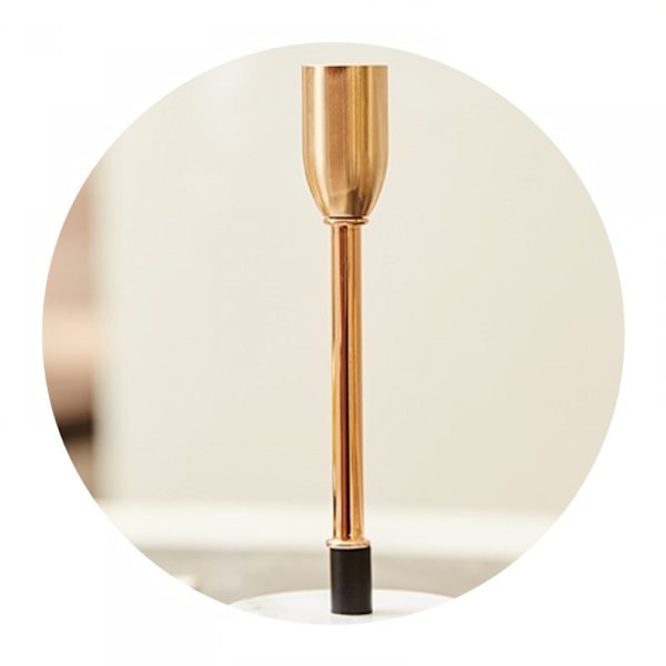 Ljusstake Ljusstakar Guld - Taper Candle