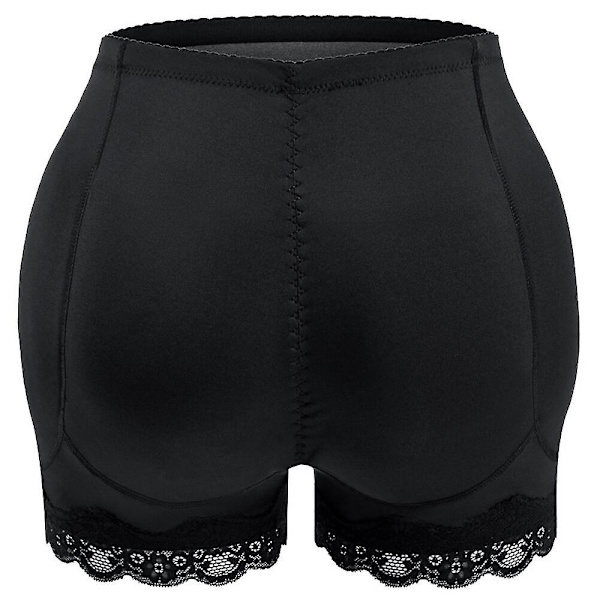 Dam Body Shaper Butt Lifter Byxor Butt Hip Enhancer Trosor Shapewear Booty Lifter Fake Ass Booty Pad Control Trosor,svart 4XL