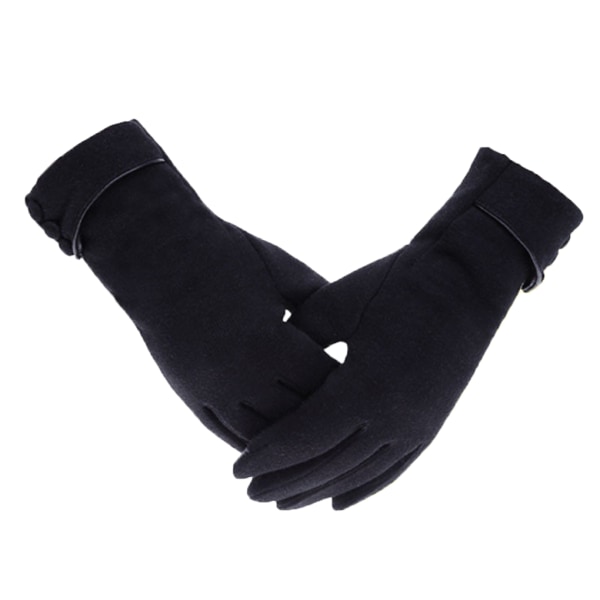 Vinter Dam Fleece Varm Hålla Touch Screen Handske Utomhus No.01