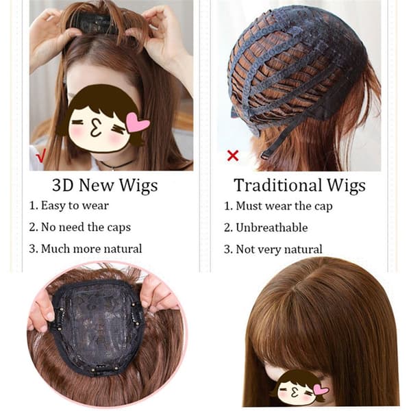 Toupéer Bobo Hairpiece MÖRKBRUNT