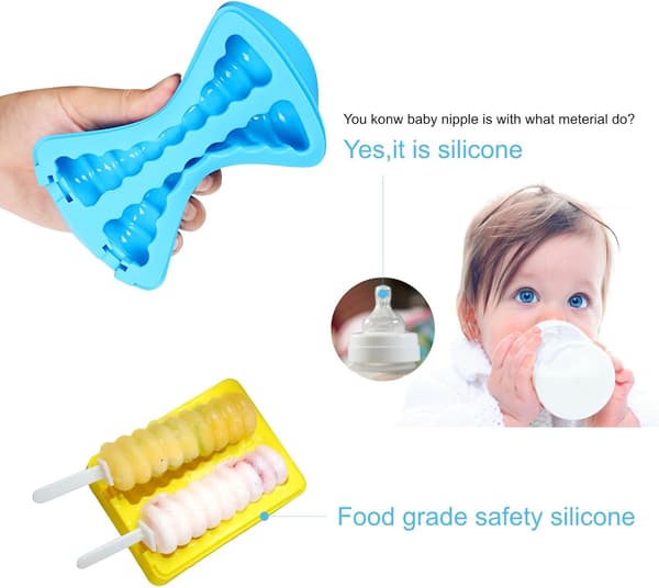 Köksform för isglass i silikon - Isglassform, Isglassformar med