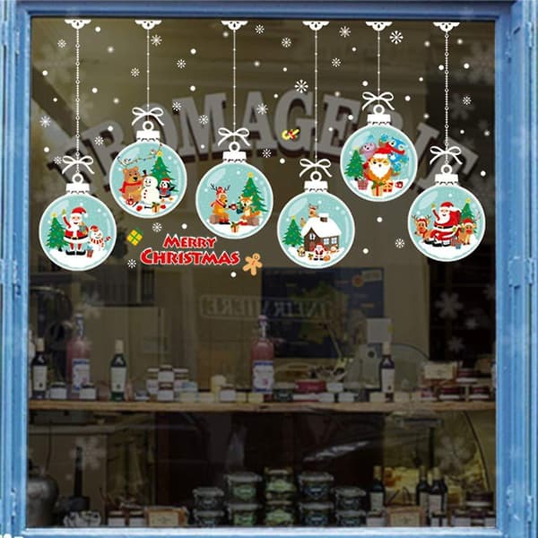 Juledekorasjon Snøfnugg Snøfnugg Pvc Vindusdekor