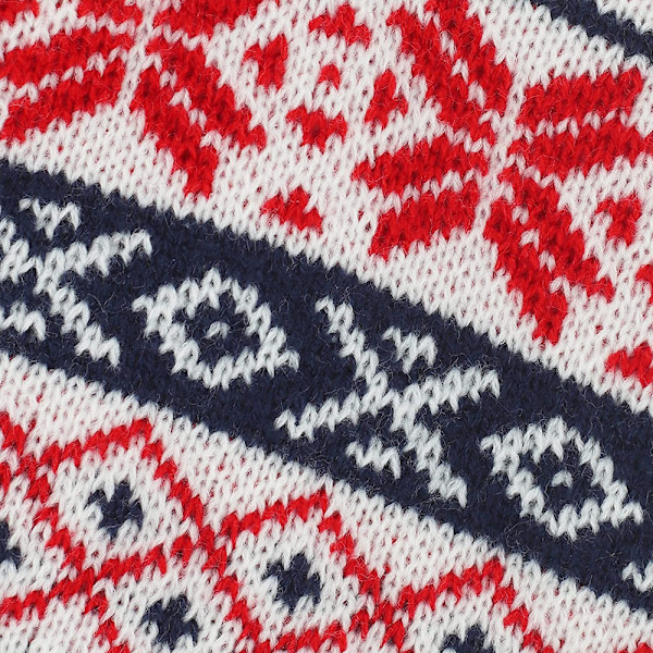 2-pack stickade julstrumpor, för familjehelgens julgran Snowflake + Double Deer