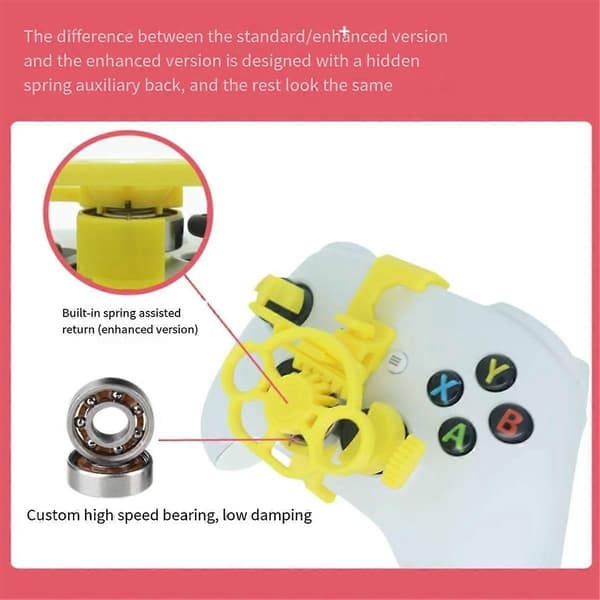 Racingspill Mini Ratt 3D-utskrift Hjul Hjelpekontroller Spill Joystick Simulator Gamepad for One/X/S,A