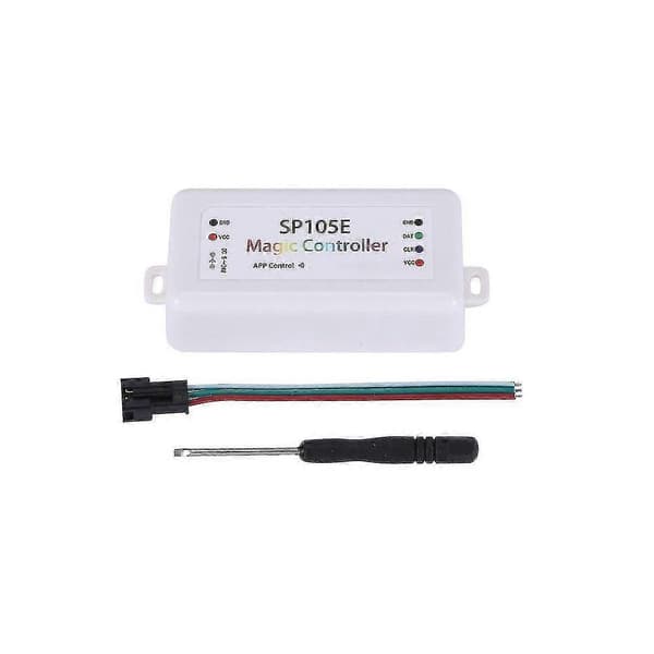 Sp105e Trådløs Bluetooth-kontrollerapp Ws2811 Ws2812b Ws2801 Sk6812 Apa102 Individuelt Adresserbar