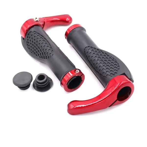 (Rød) Cykelgreb Ergonomisk Mountainbike Styr Anti-Slip R