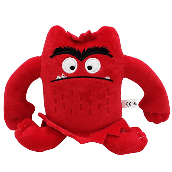 The color monster Children's doll My mood little monster plush toy red
