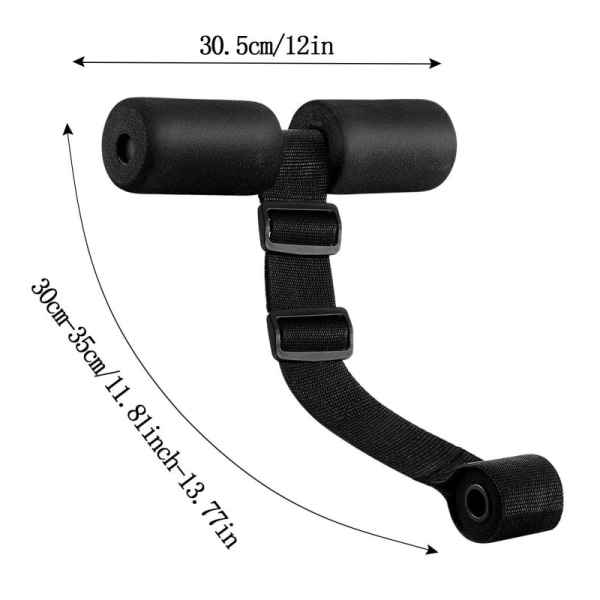 1 st Curl Band Sit Up Utrustning Hemträning black