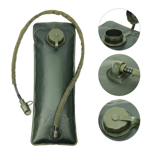 Vattenpåse Byte av innerväska Utomhusresor Vattenblåsa Army green 3L