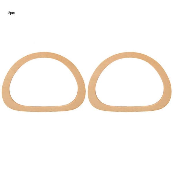 2 stk lite trehåndtak for DIY håndlaget veske tilbehør