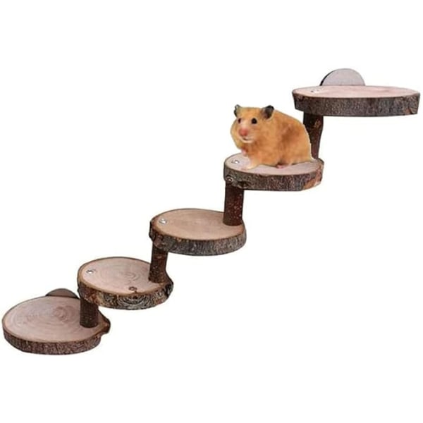 Träningsleksak för hamster, klätterleksak för hamster i trä