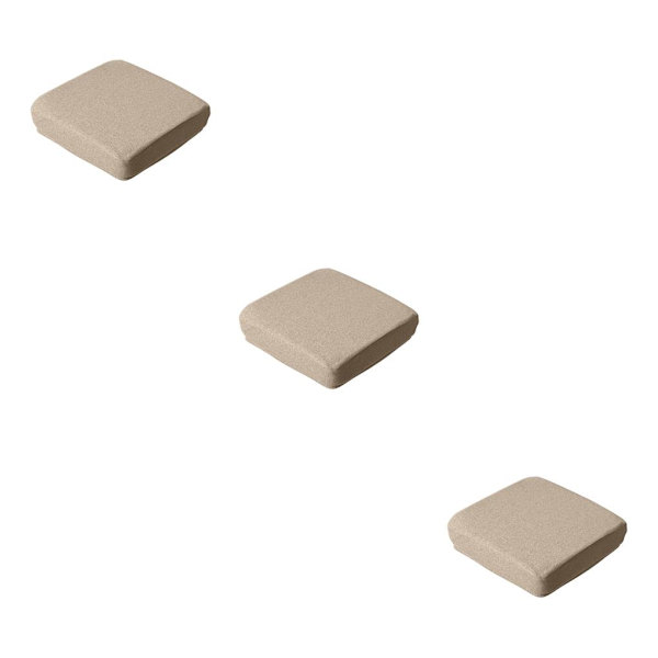 1/2/3/5 Vaskbart Støvtæt Betræk Stilfuldt og praktisk Coffee 10cm 3PCS
