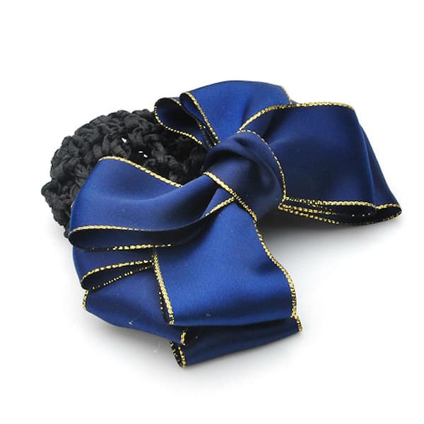 Rosett Sateng Hårbånd Hårnålsspenne Hårstykke Bowknot Net Bun S