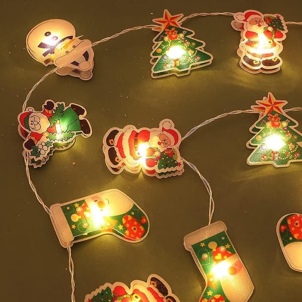 Fairy Lights For Soverom - Juledekorasjon, Innendørs Vindusdekor