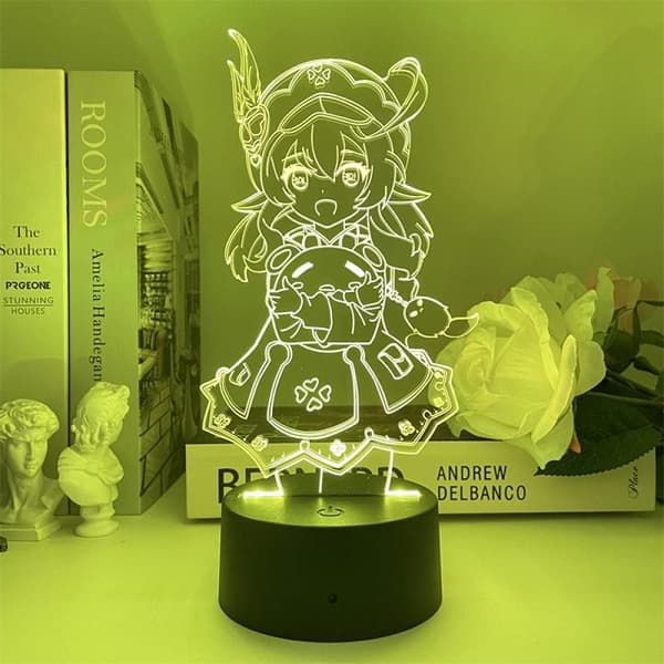 3D Illusion Lamp Anime Genshin Impact Klee Night Light 3D LE