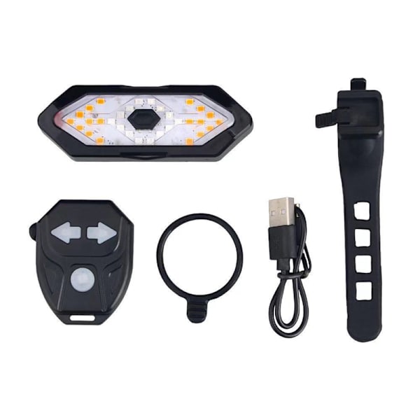 Cykelljus Blinkers Fjärrkontroll Cykelriktningsindikator
